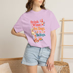 Drink Wine Pet Dogs Do Yoga t-shirt