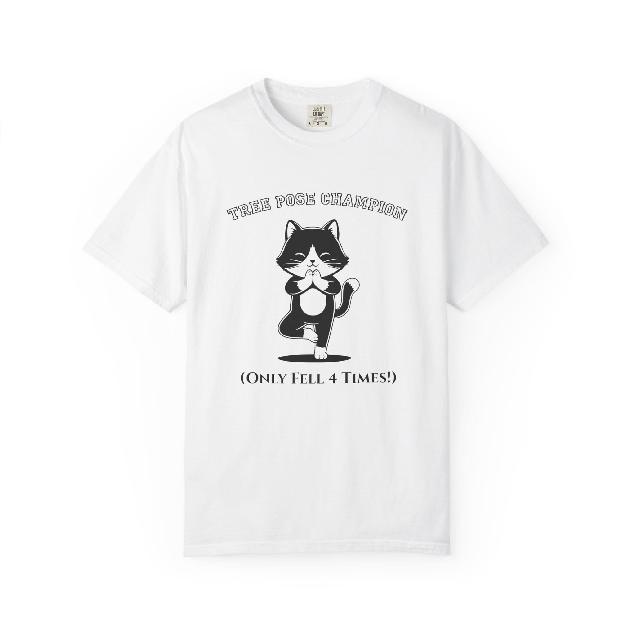 Tree Pose Champion t-shirt