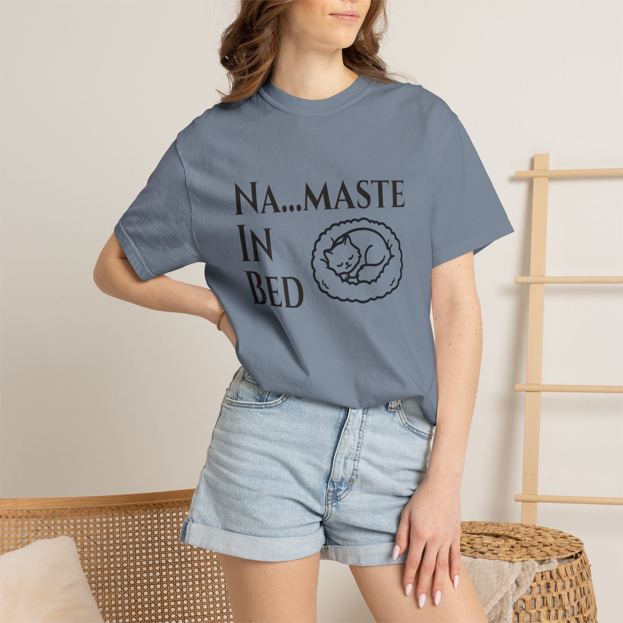 Na....maste in Bed t-shirt