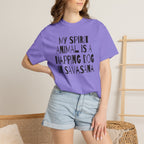 My Spirit Animal is a Napping Dog in Savasana t-shirt