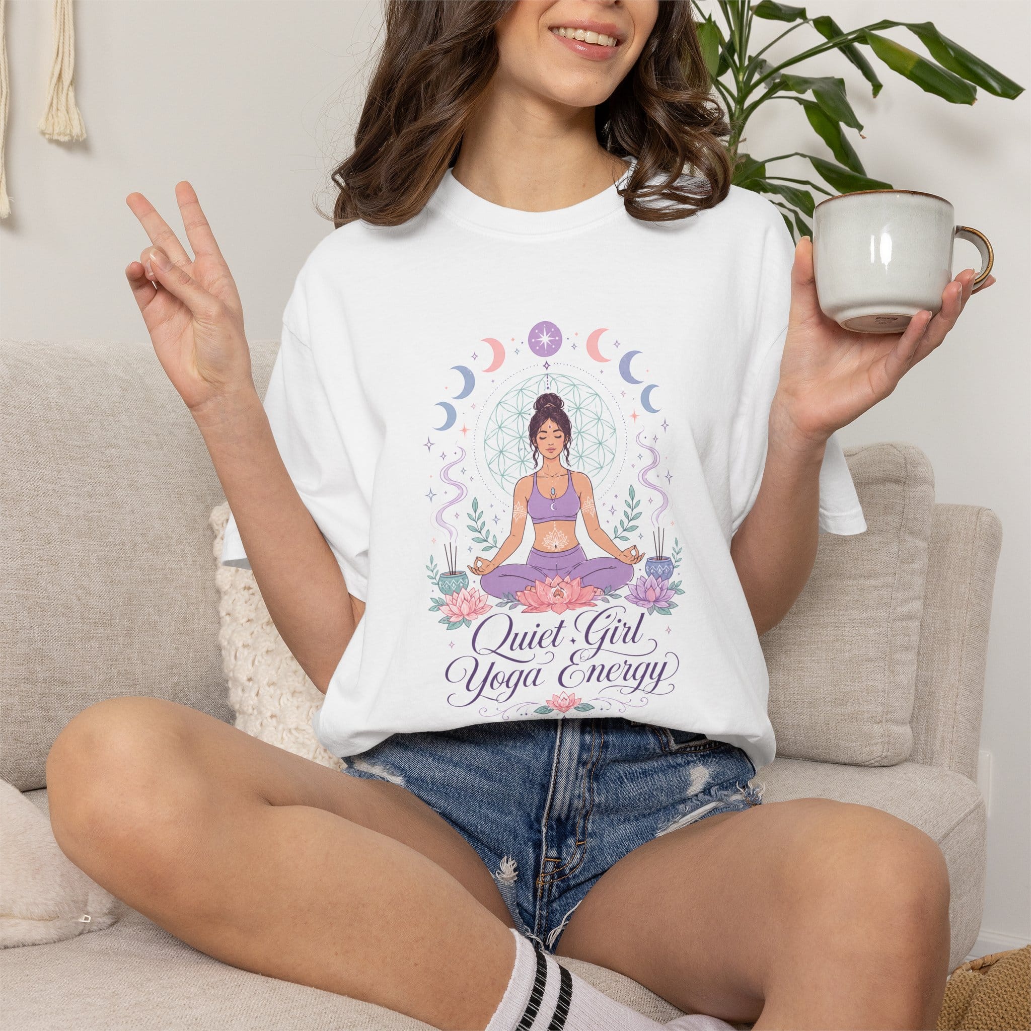 Quiet Girl Yoga Energy t-shirt