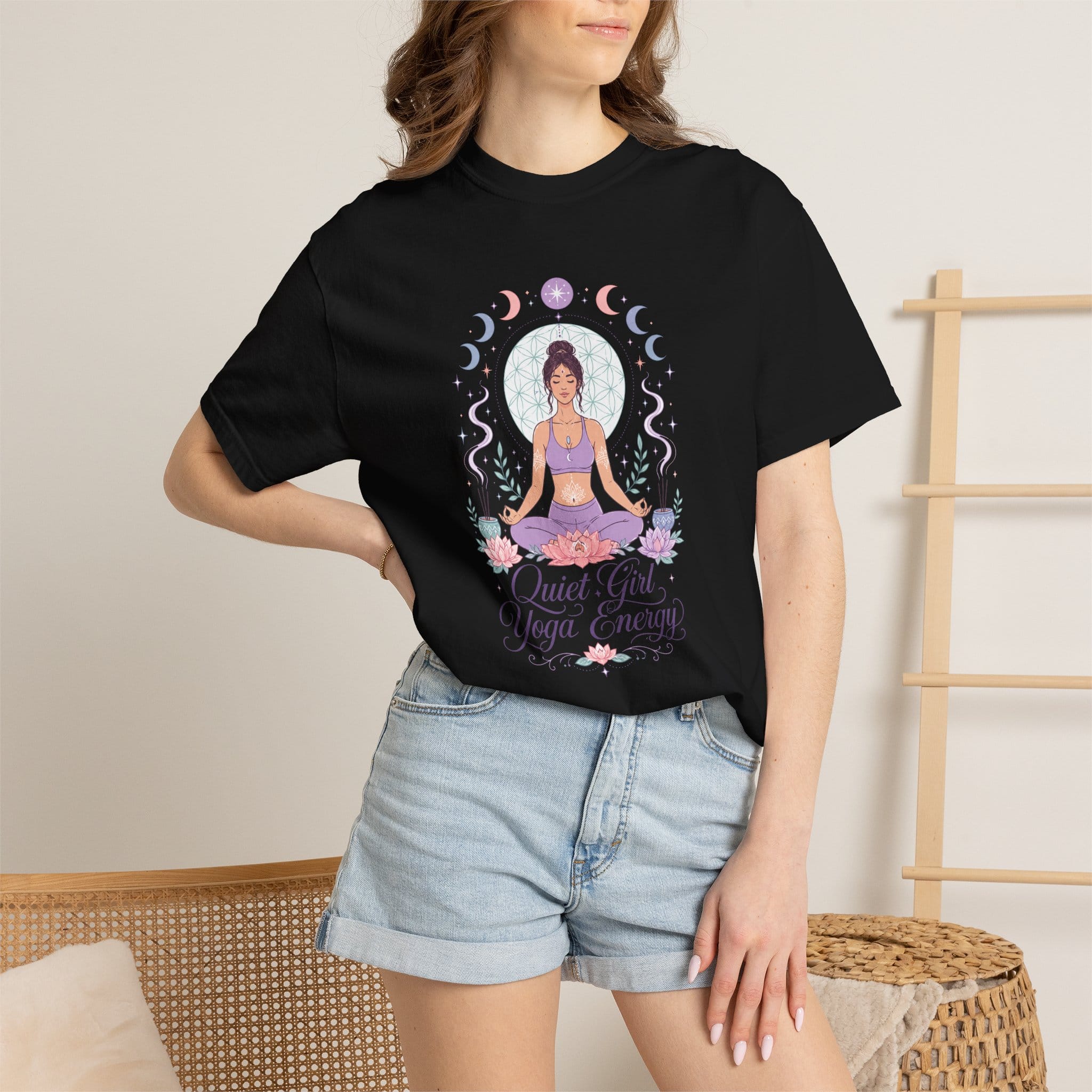 Quiet Girl Yoga Energy t-shirt