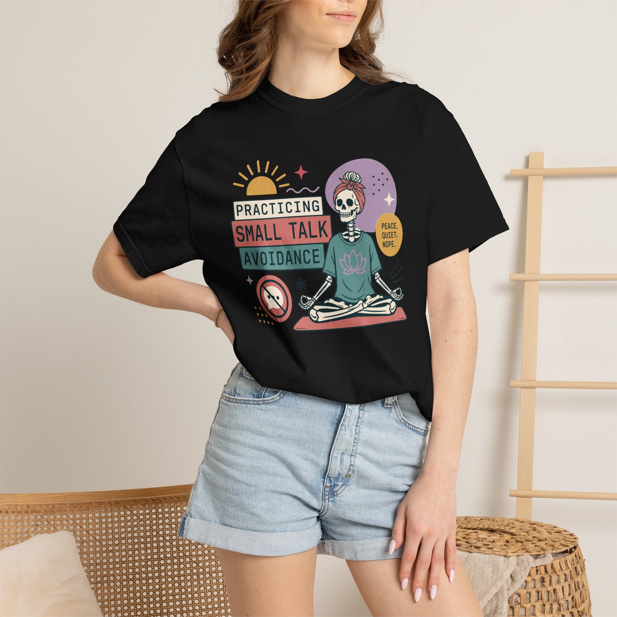 Practicing Small Talk Avoidance t-shirt