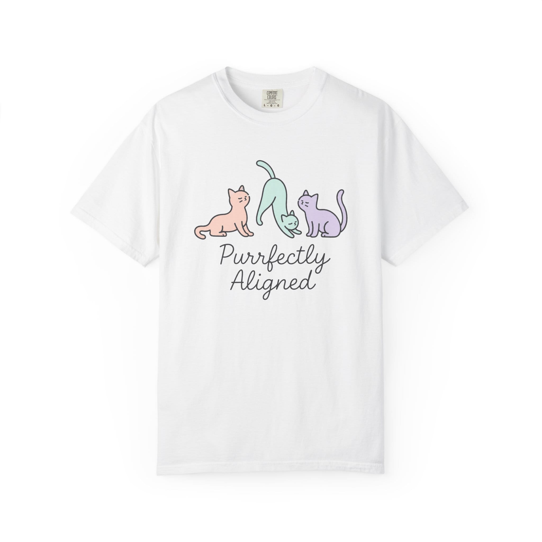 Purrfectly Aligned Cats t-shirt
