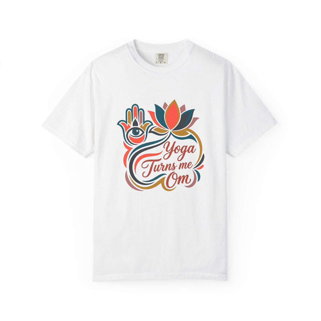 Yoga Turns me Om t-shirt