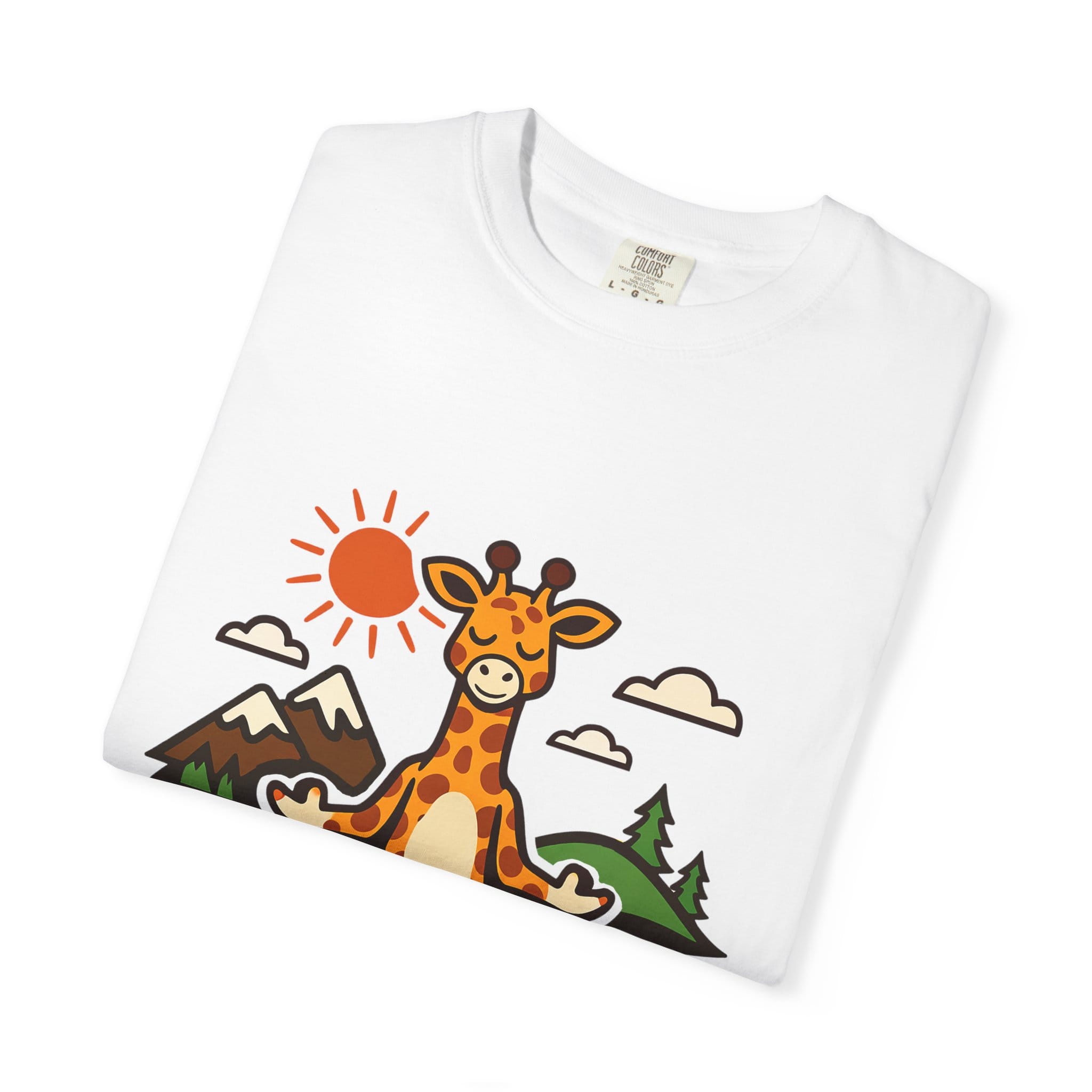 Zen Mode Giraffe t-shirt