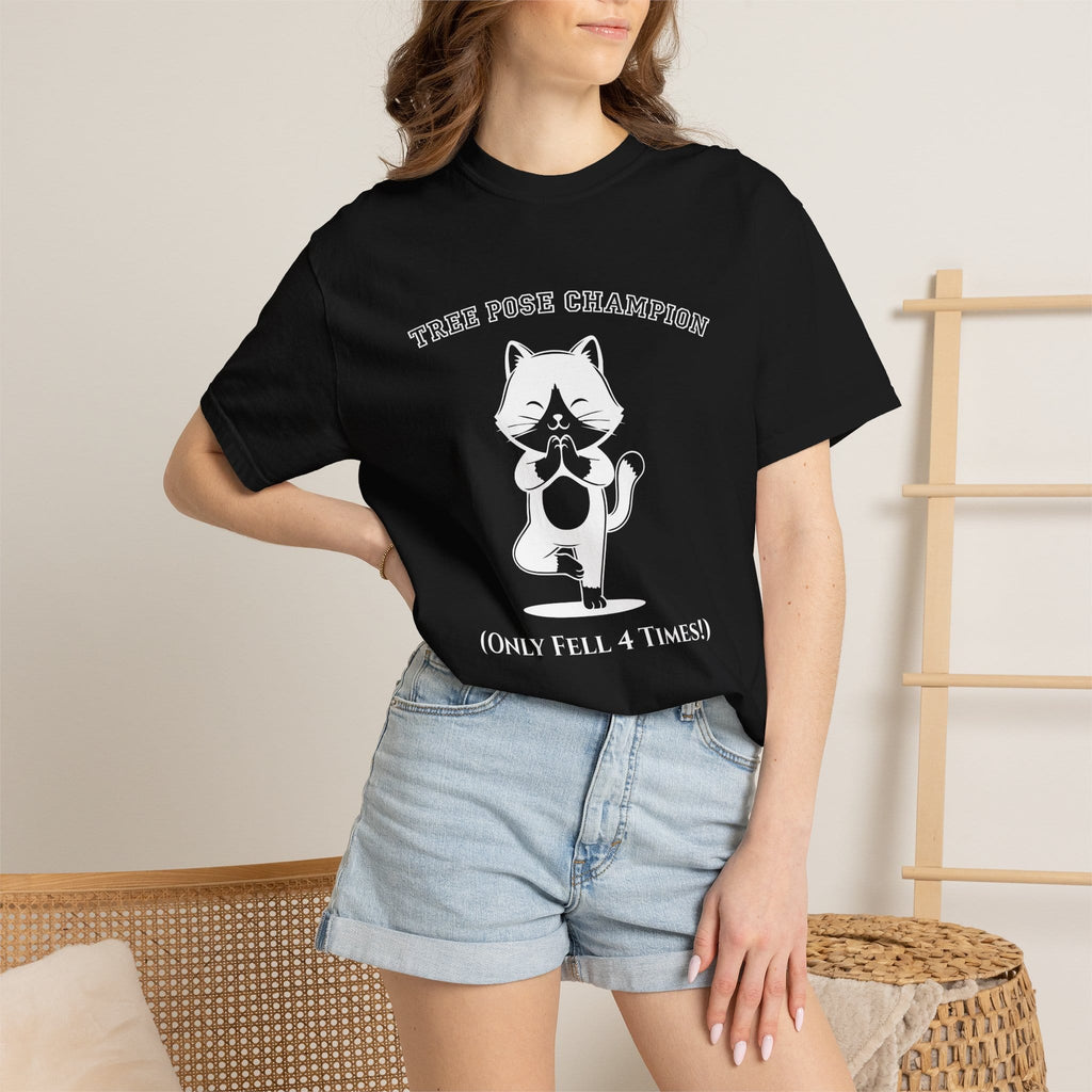 Tree Pose Champion t-shirt