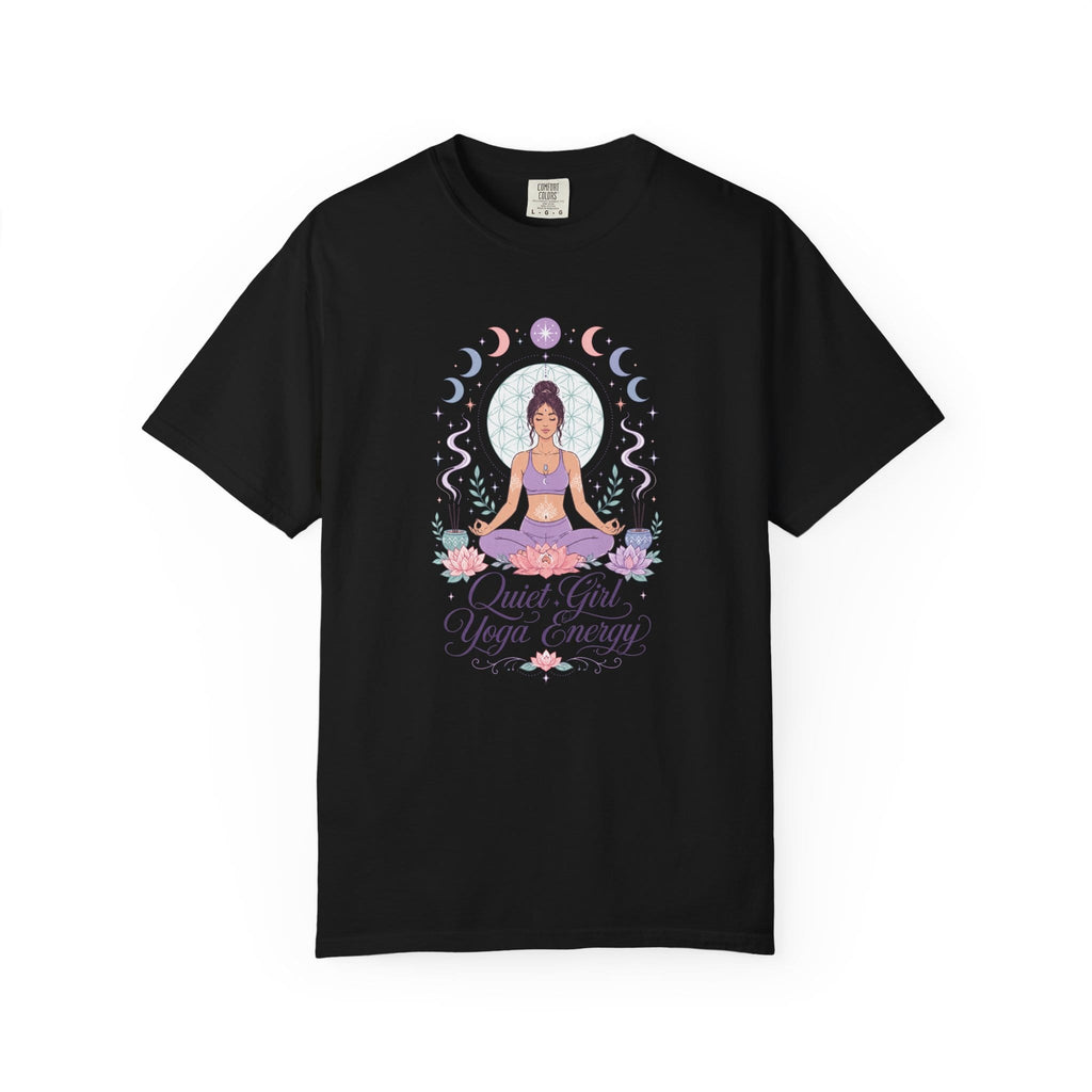 Quiet Girl Yoga Energy t-shirt
