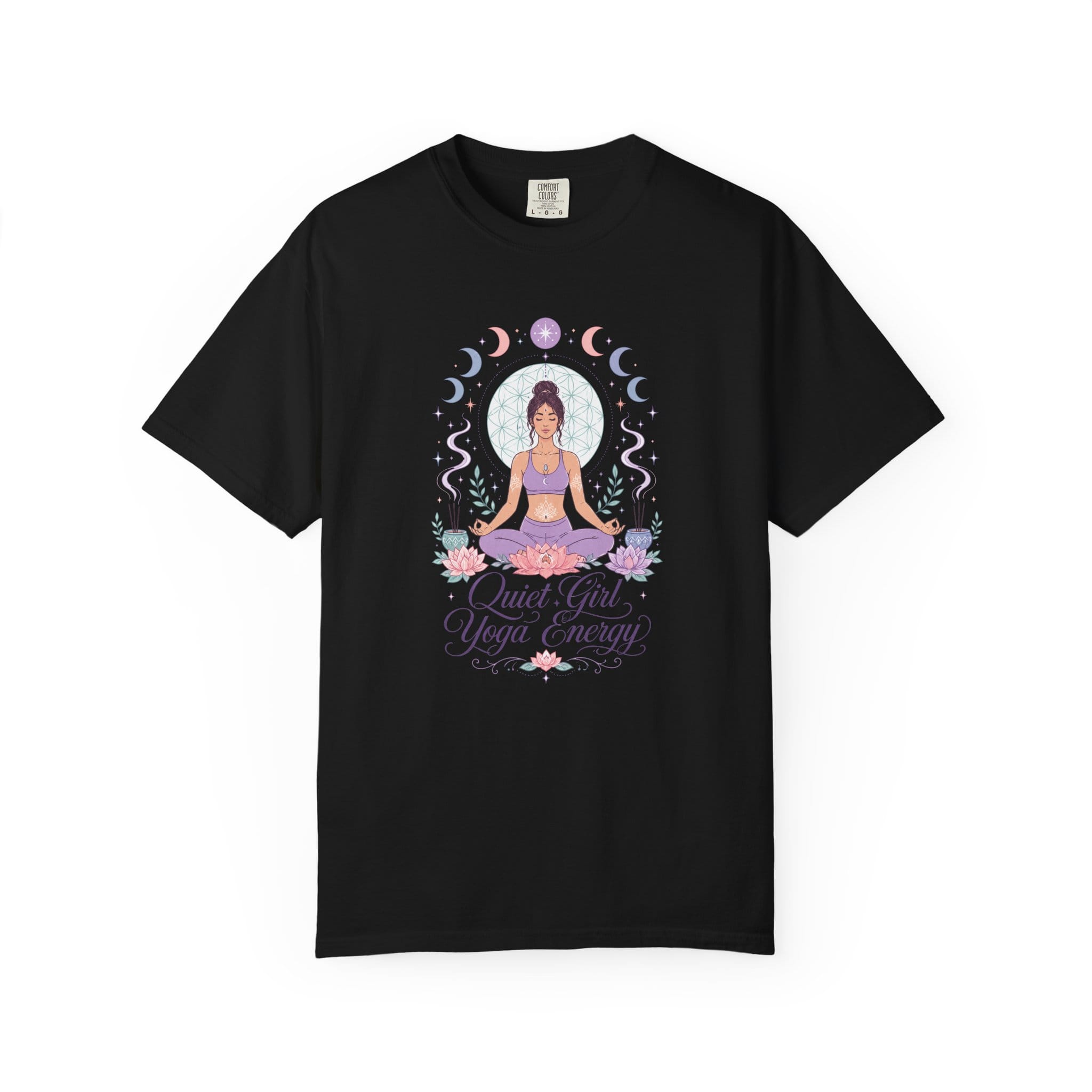 Quiet Girl Yoga Energy t-shirt