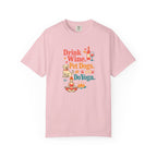 Drink Wine Pet Dogs Do Yoga t-shirt