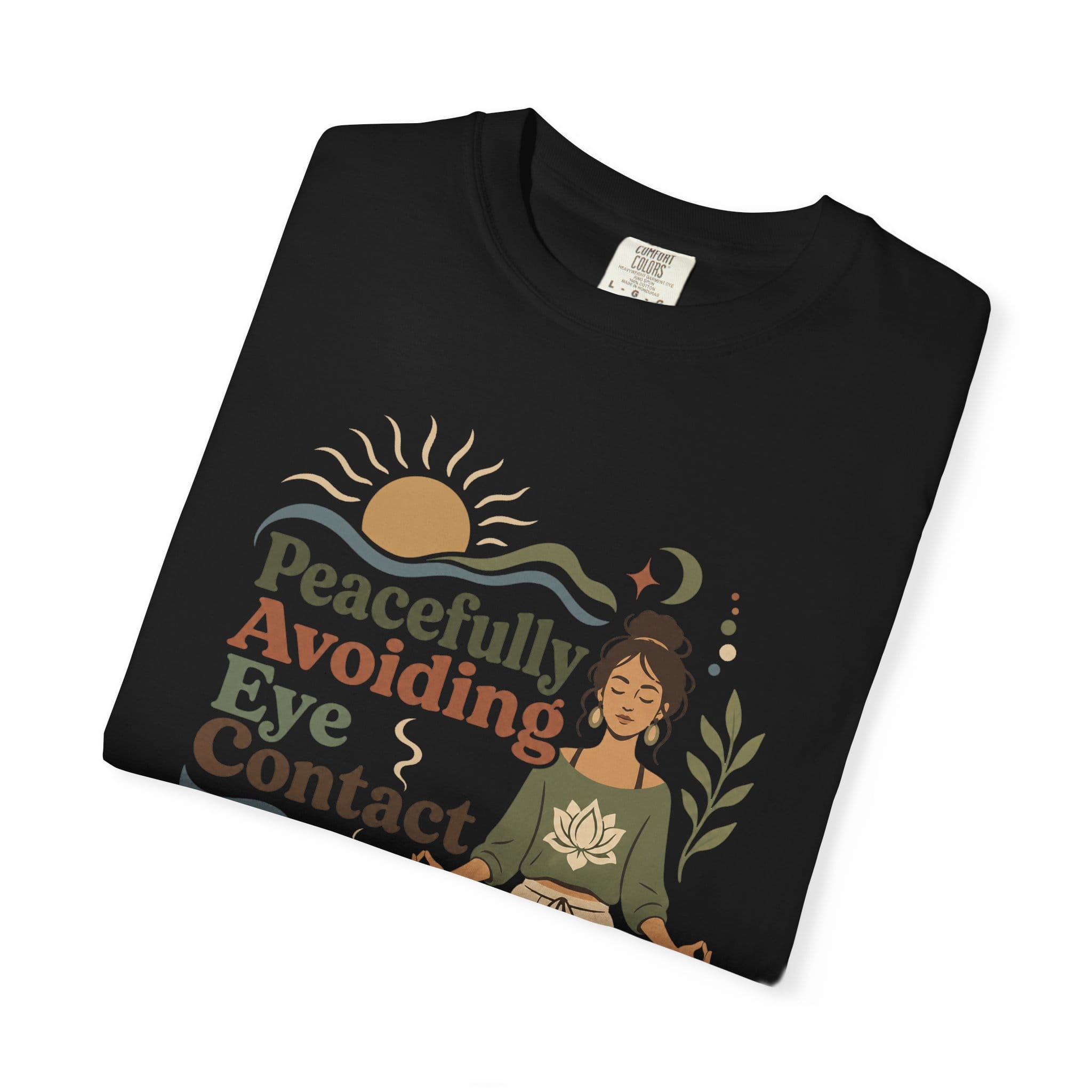 Peacefully Avoiding Eye Contact t-shirt
