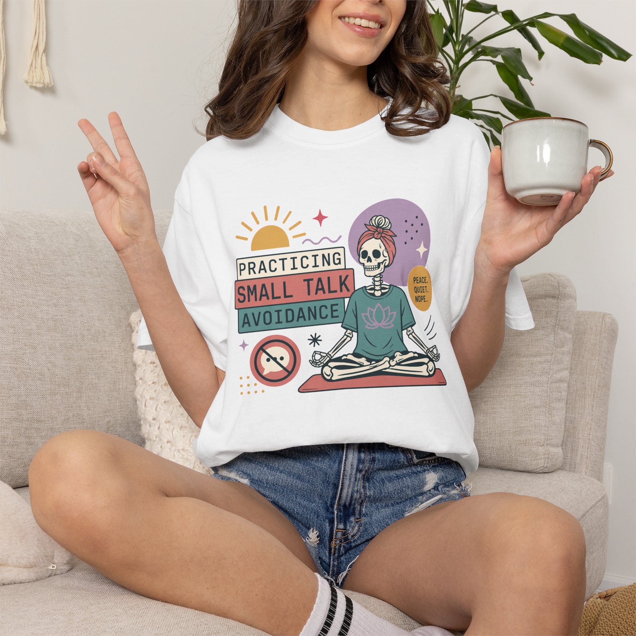 Practicing Small Talk Avoidance t-shirt