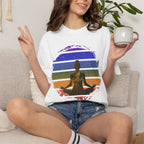 Retro Cosmic Meditation t-shirt