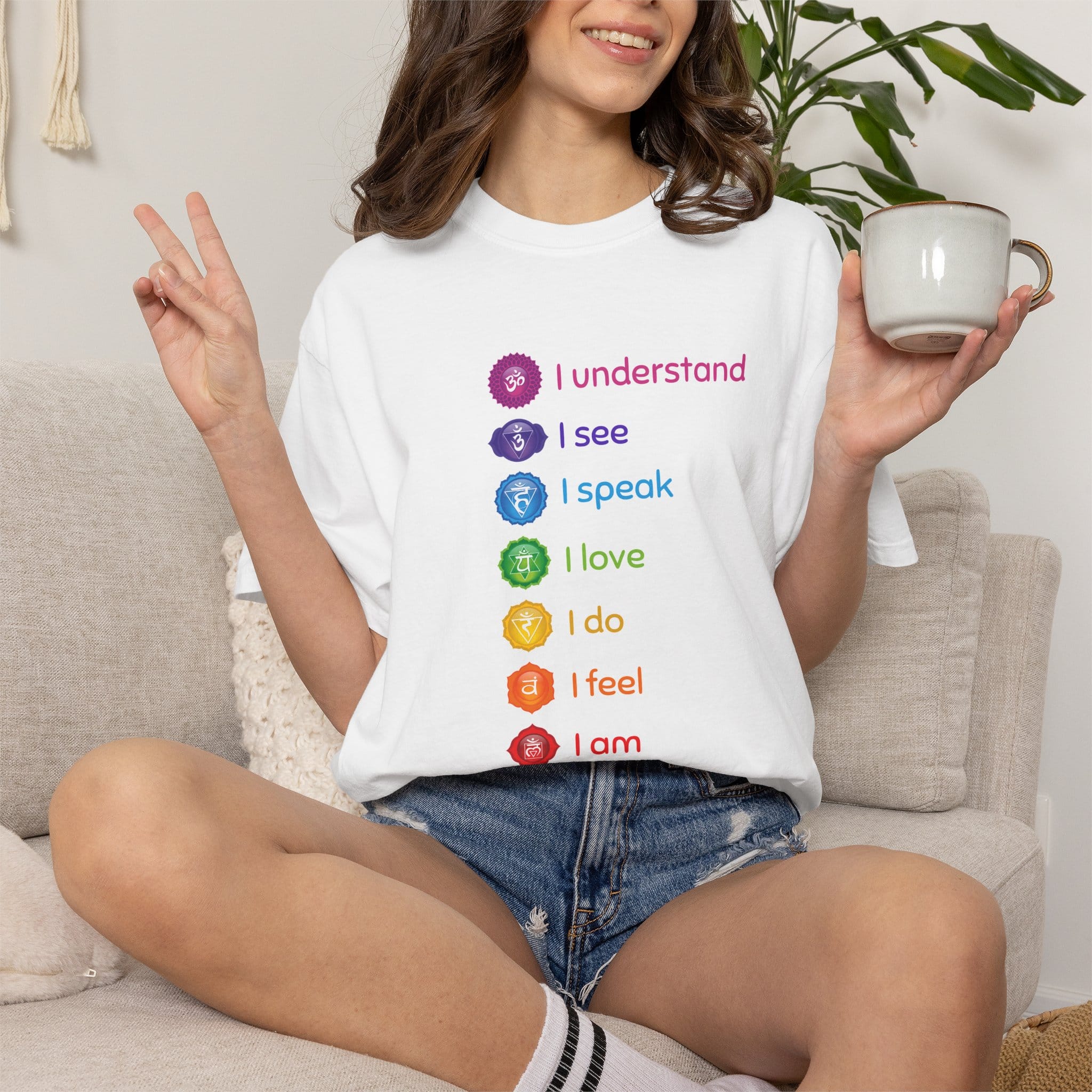 Know See Speak Love Do Feel Am t-shirt