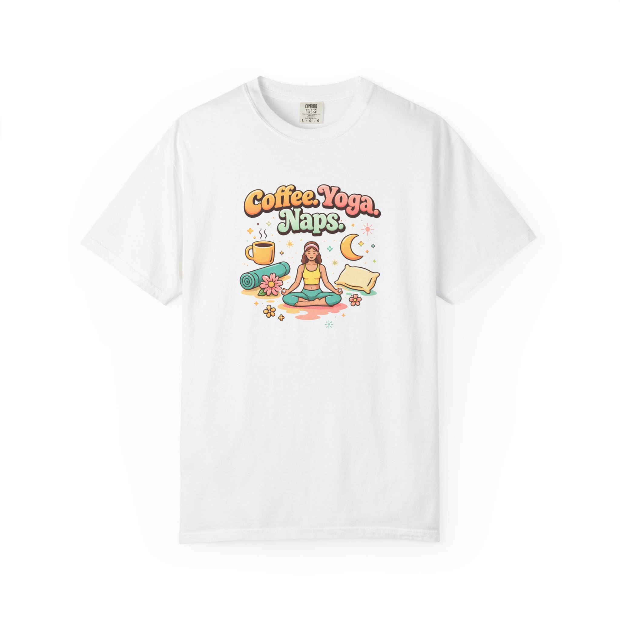 Coffee Yoga Naps t-shirt