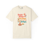 Drink Wine Pet Dogs Do Yoga t-shirt