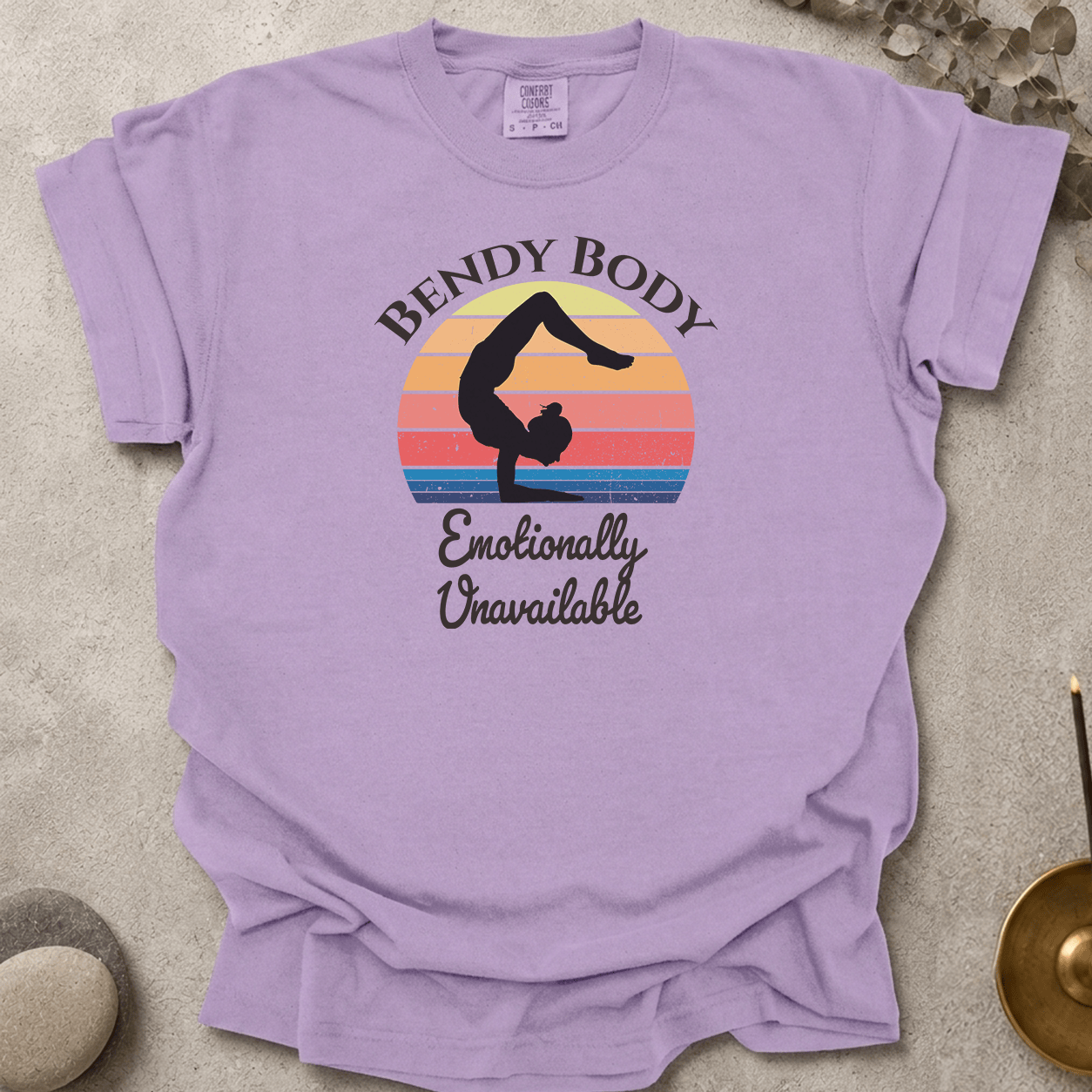 Bendy Body Emotionally Unavailable t-shirt