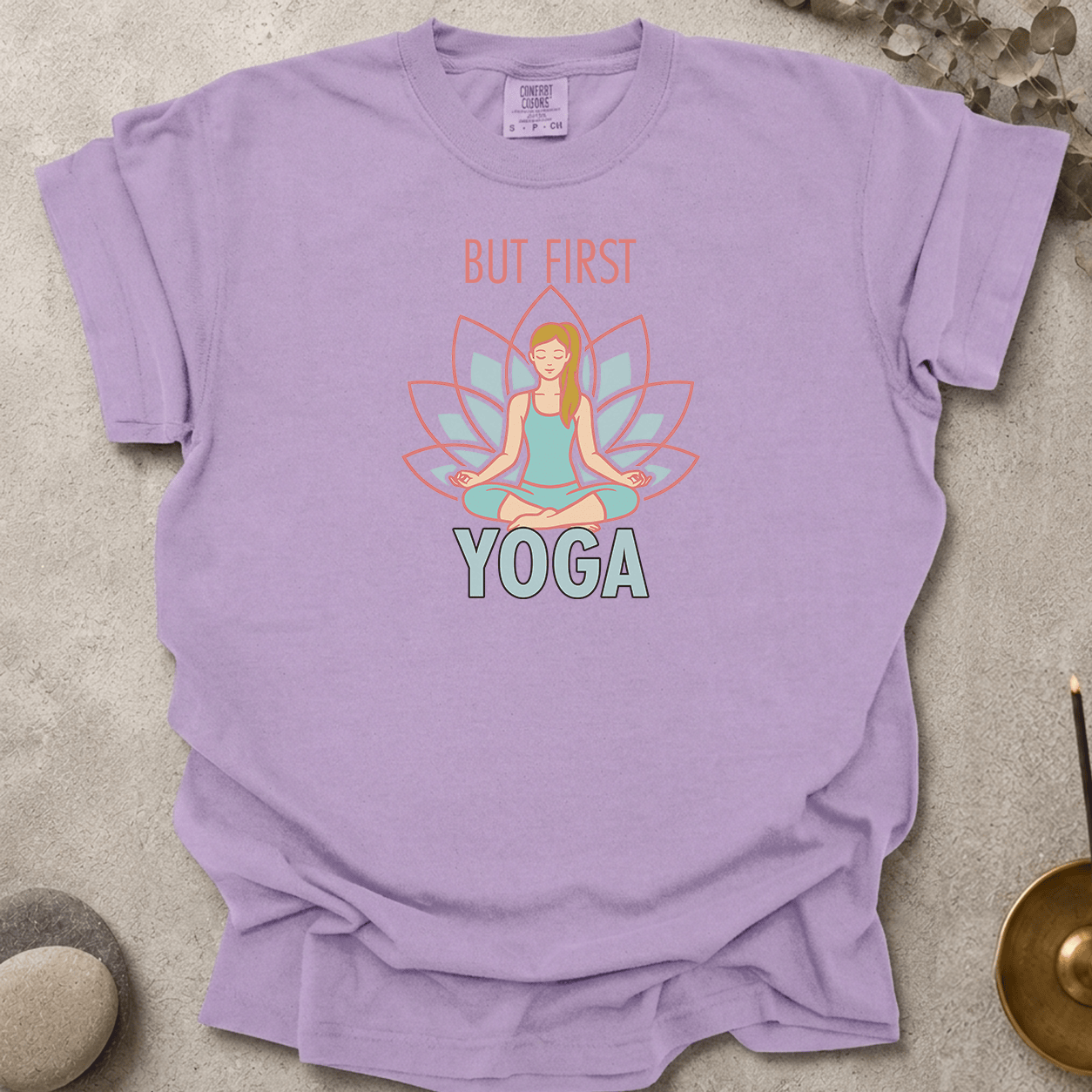 But First Yoga t-shirt