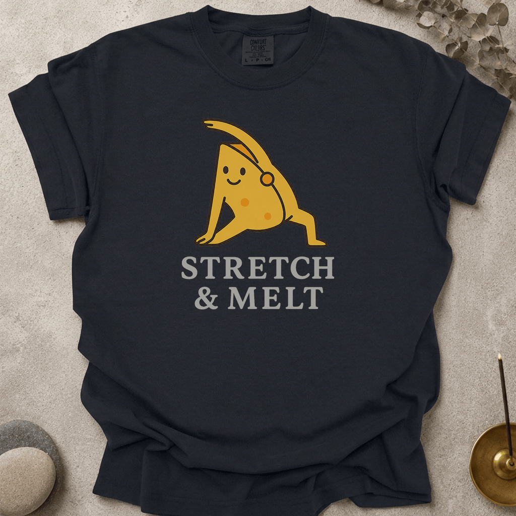 Cheese Stretch Pose t-shirt