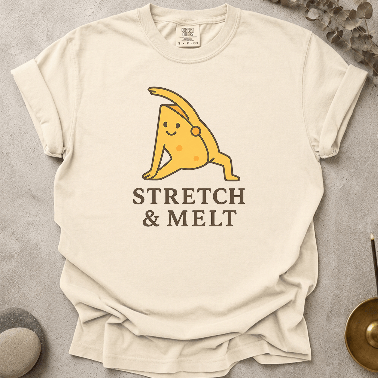 Cheese Stretch Pose t-shirt