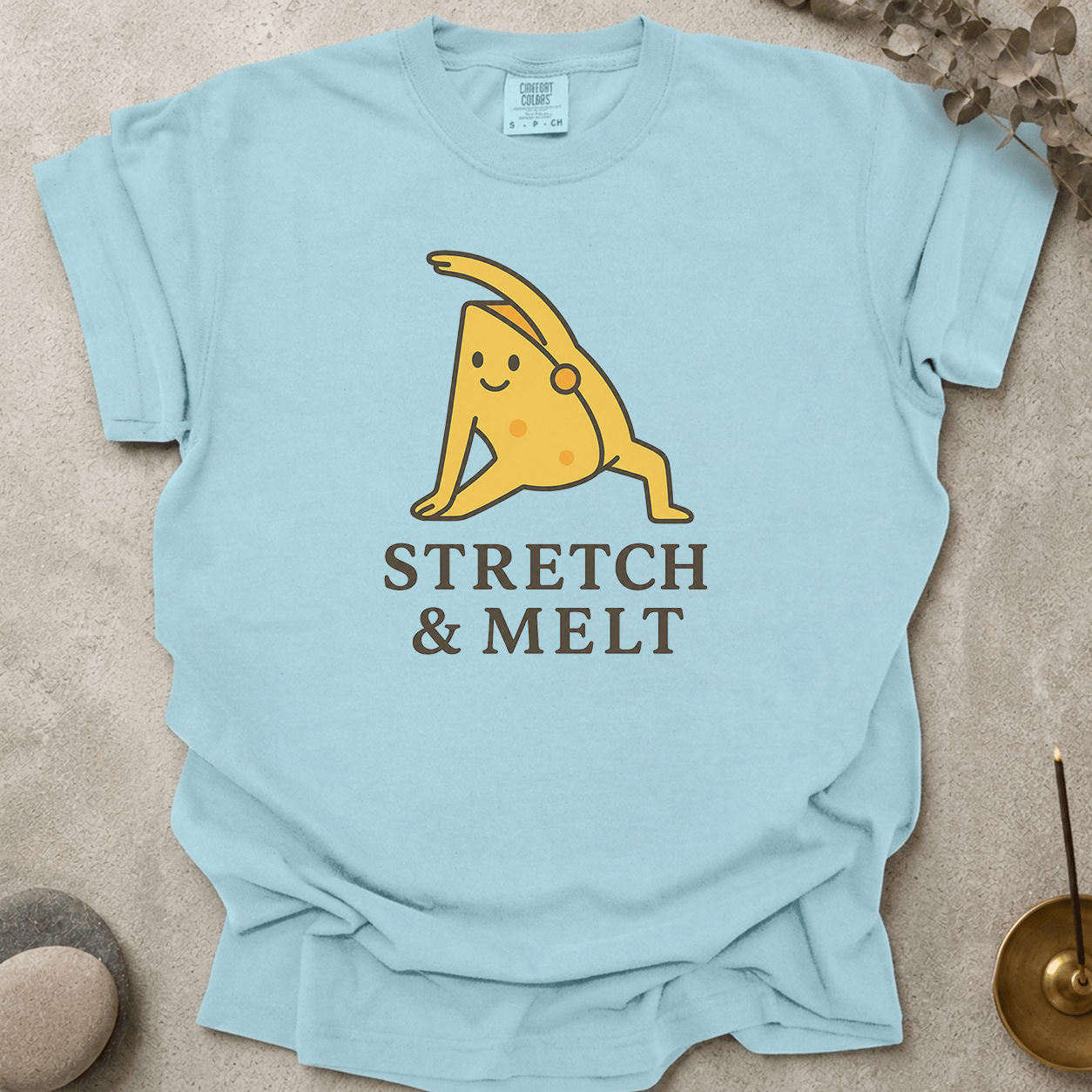 Cheese Stretch Pose t-shirt