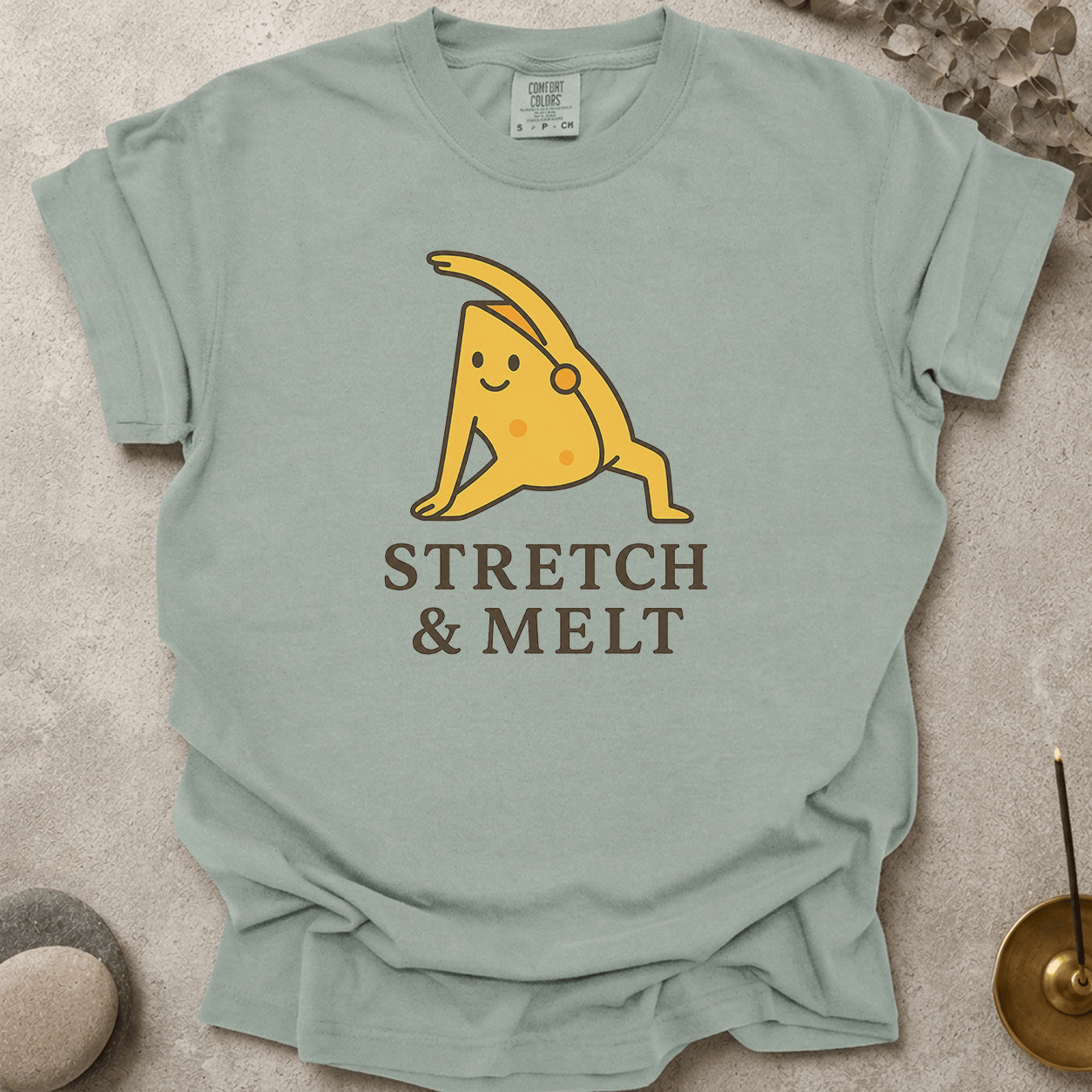Cheese Stretch Pose t-shirt