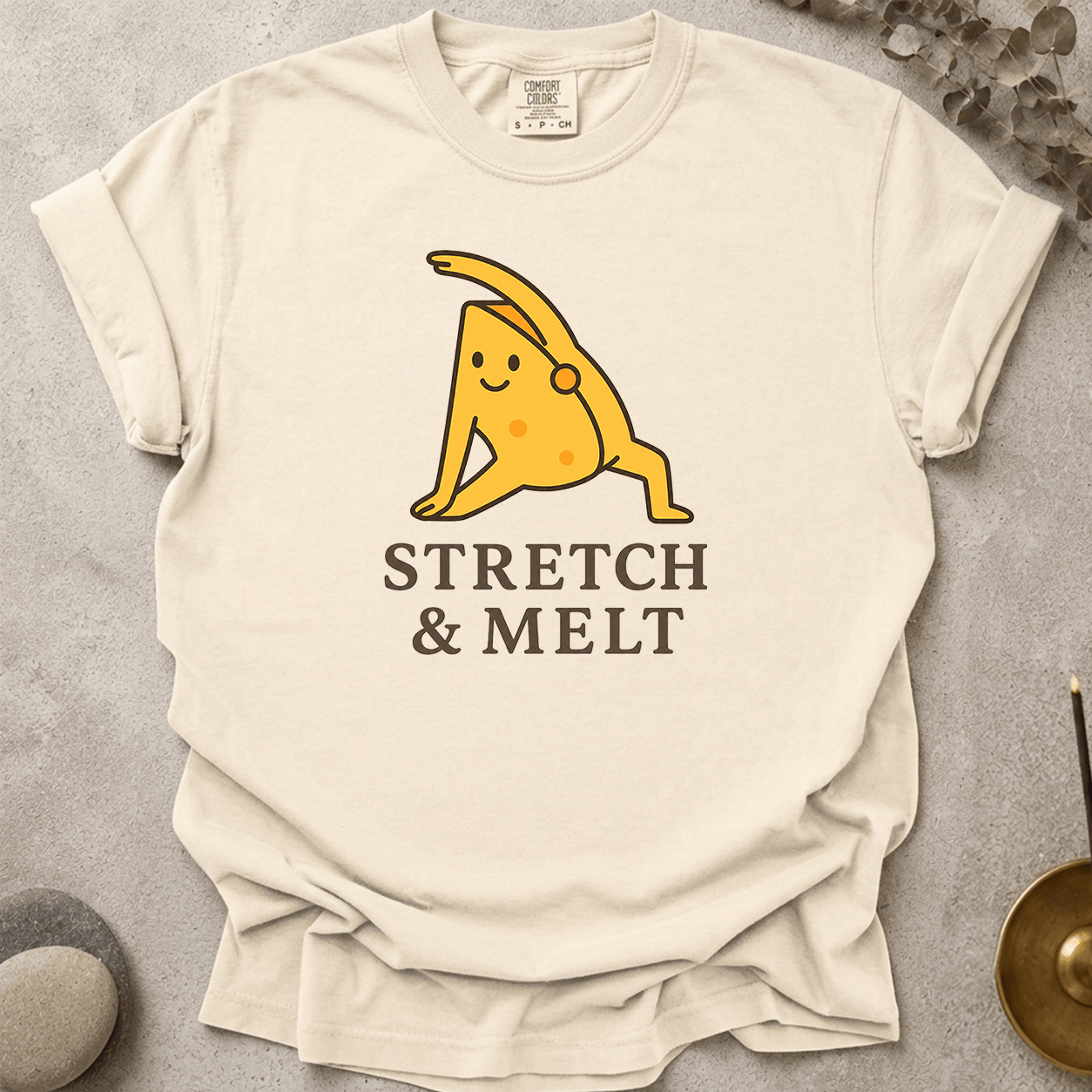 Cheese Stretch Pose t-shirt