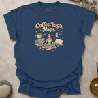 Coffee Yoga Naps t-shirt