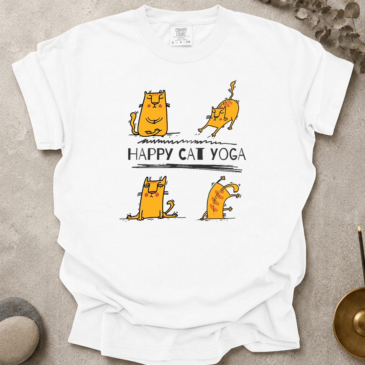 Happy Cat Yoga t-shirt