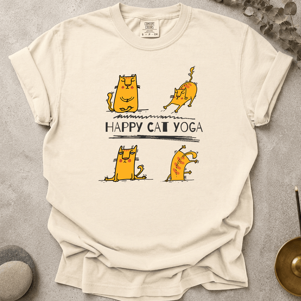 Happy Cat Yoga t-shirt