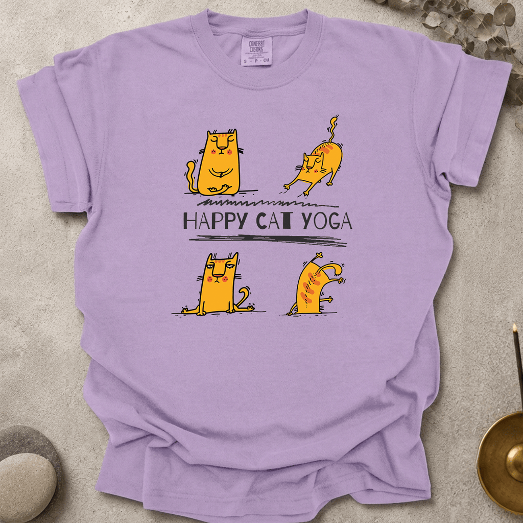 Happy Cat Yoga t-shirt