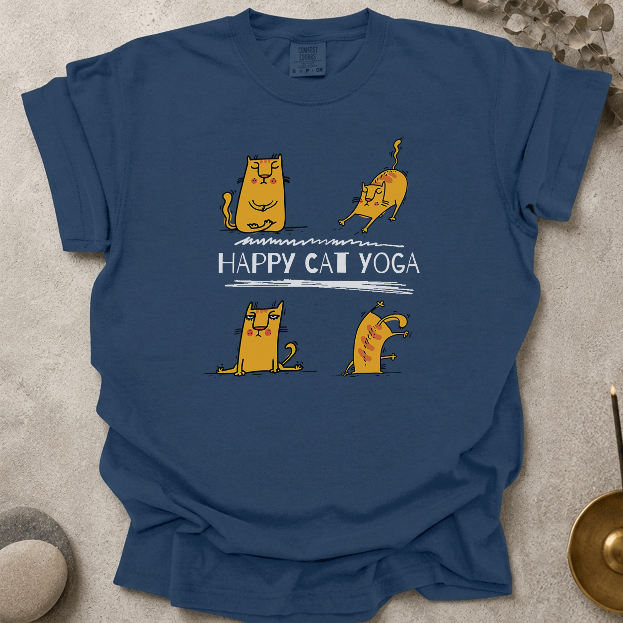 Happy Cat Yoga t-shirt