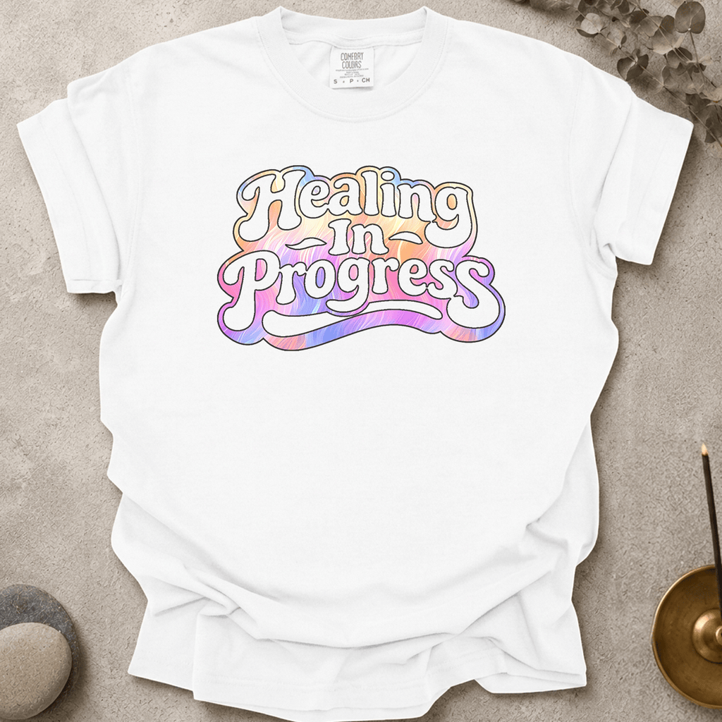 Groovy Healing in Progress t-shirt
