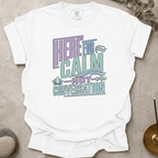 Here For Calm Not Conversation t-shirt