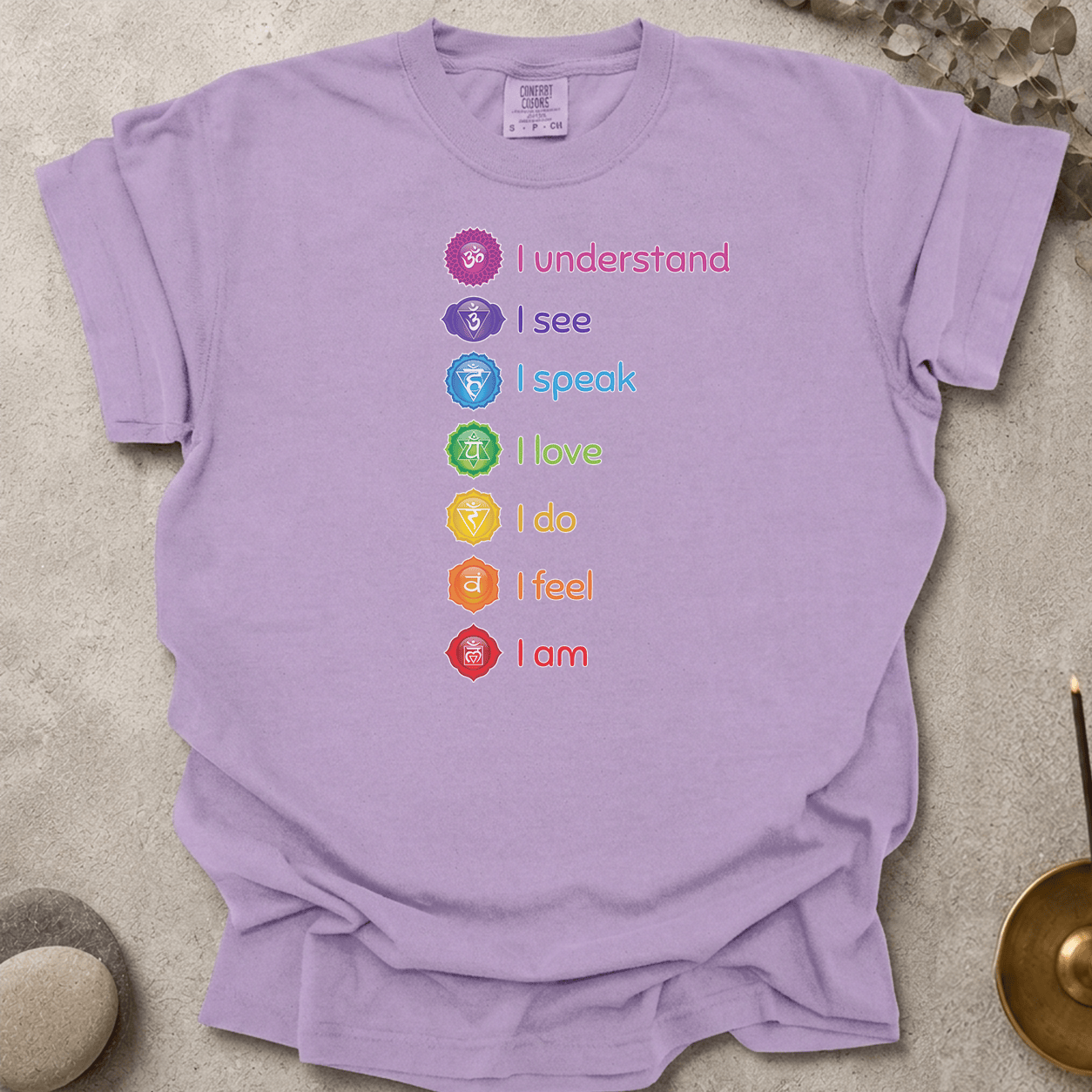 Know See Speak Love Do Feel Am t-shirt