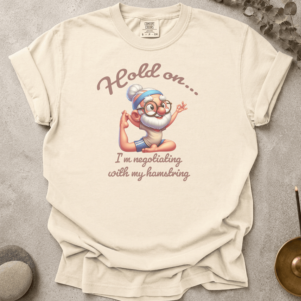 Negotiating With My Hamstring t-shirt