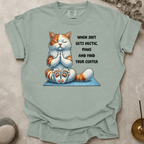 Paws and Find Your Center t-shirt