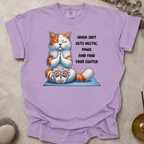 Paws and Find Your Center t-shirt