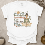 Peacefully Avoiding Eye Contact t-shirt