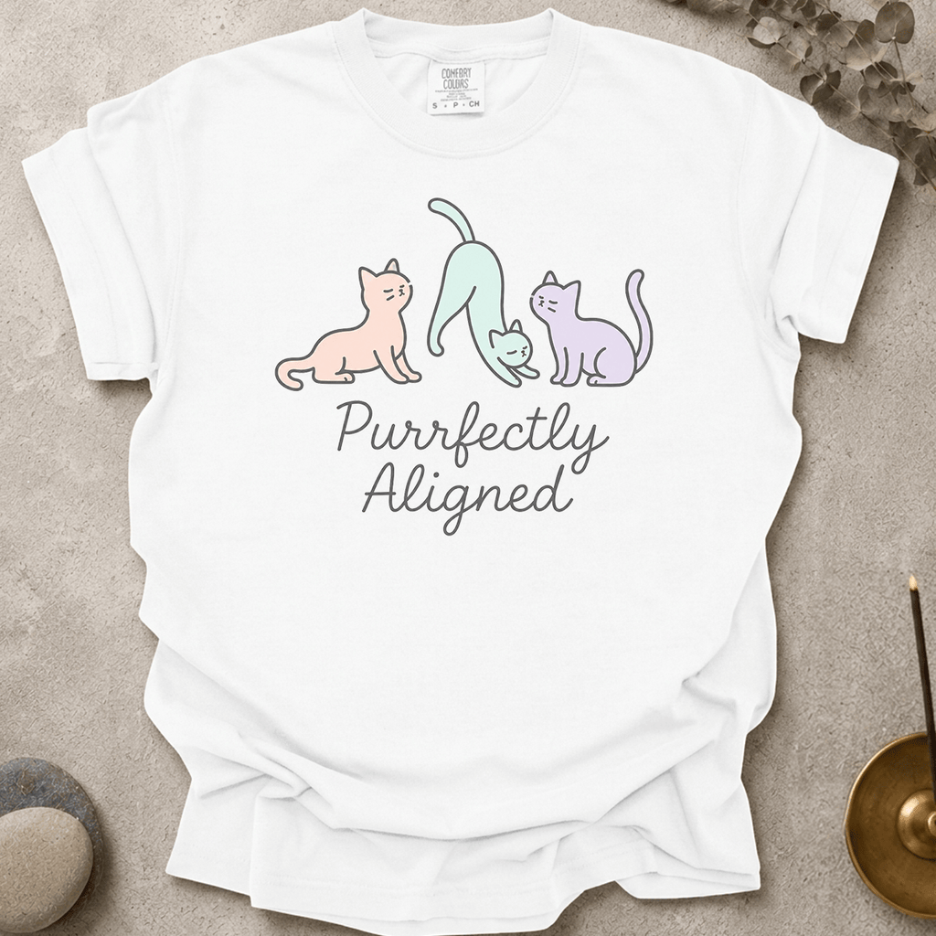 Purrfectly Aligned Cats t-shirt