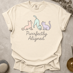 Purrfectly Aligned Cats t-shirt