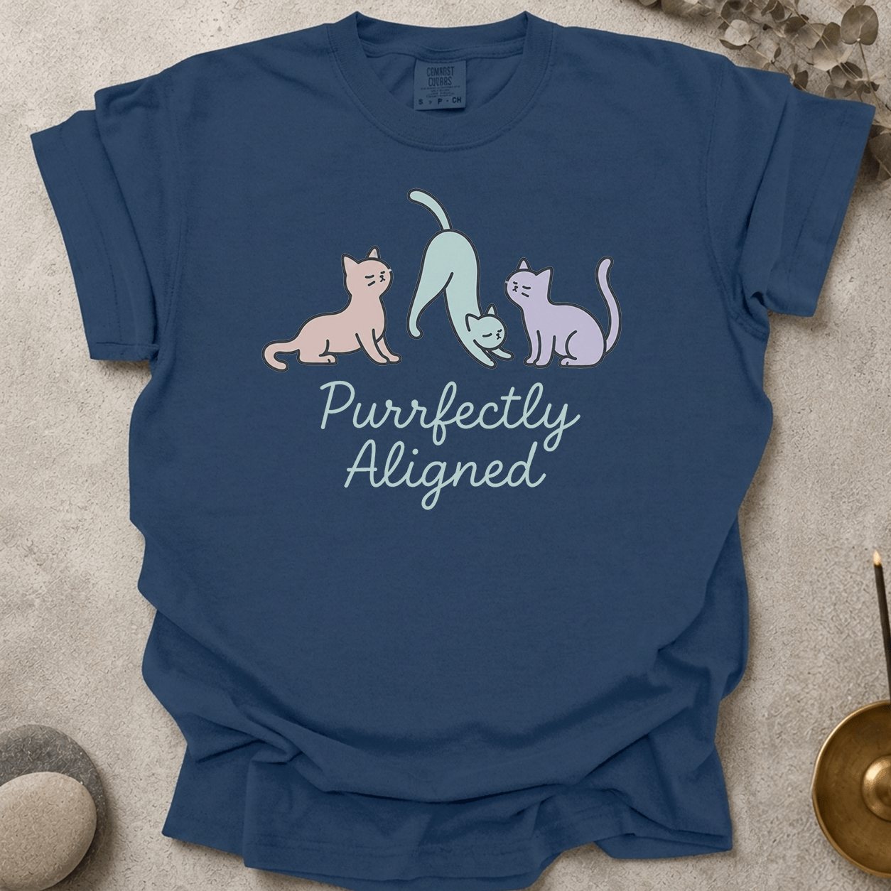 Purrfectly Aligned Cats t-shirt