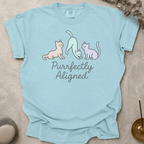Purrfectly Aligned Cats t-shirt