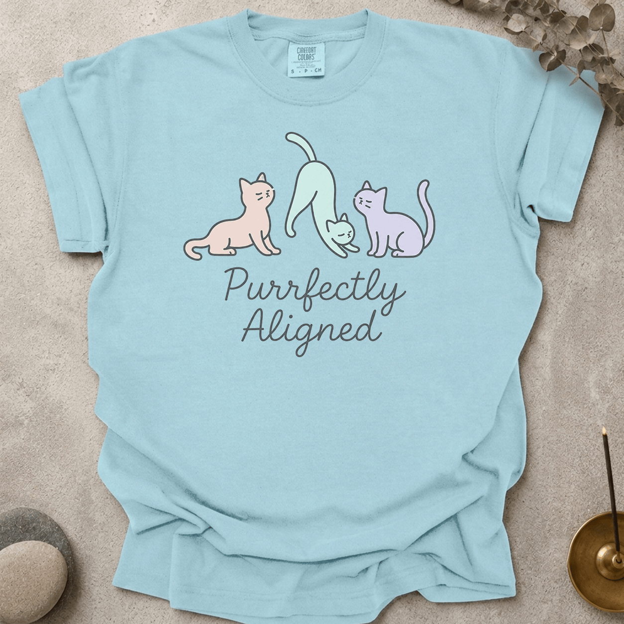 Purrfectly Aligned Cats t-shirt