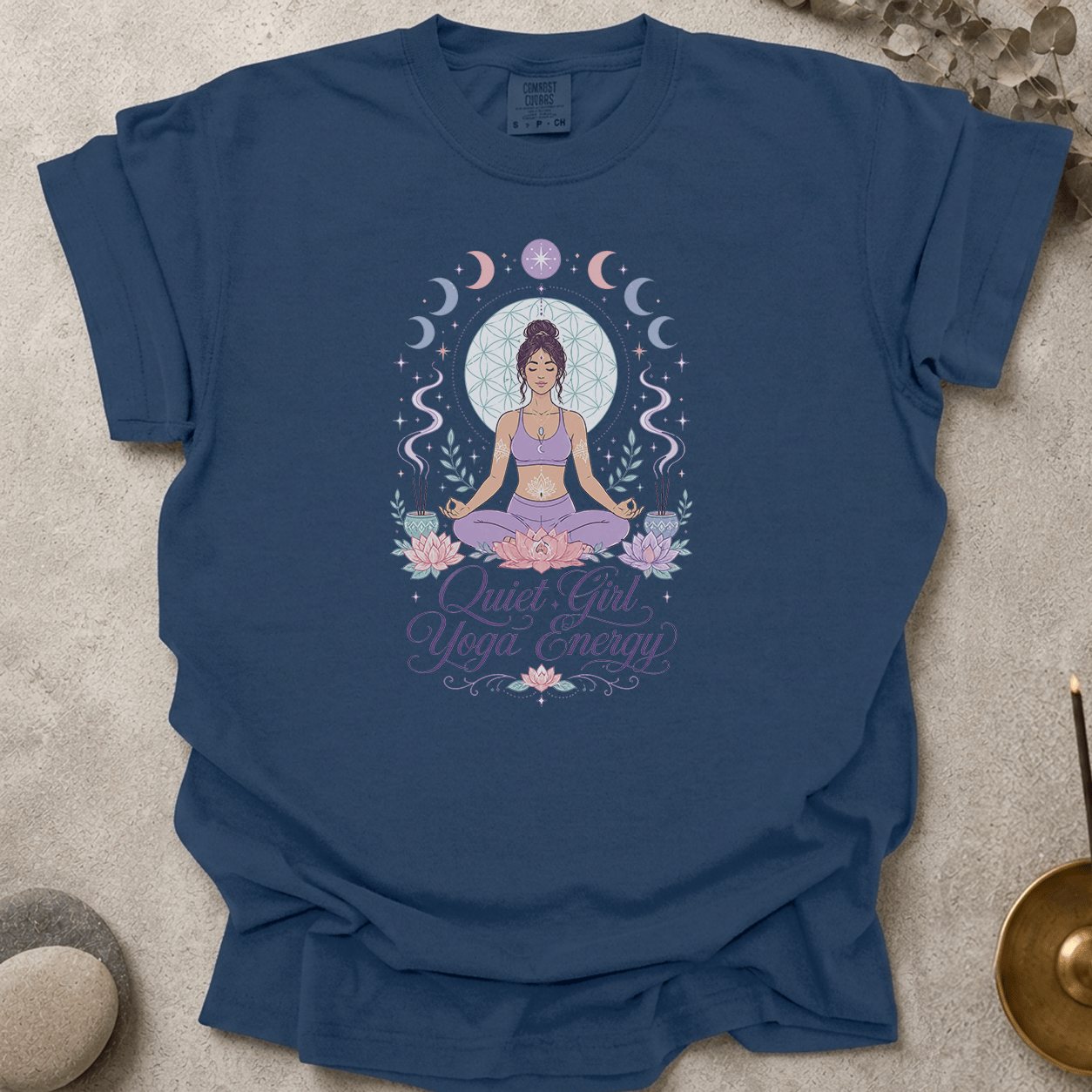 Quiet Girl Yoga Energy t-shirt