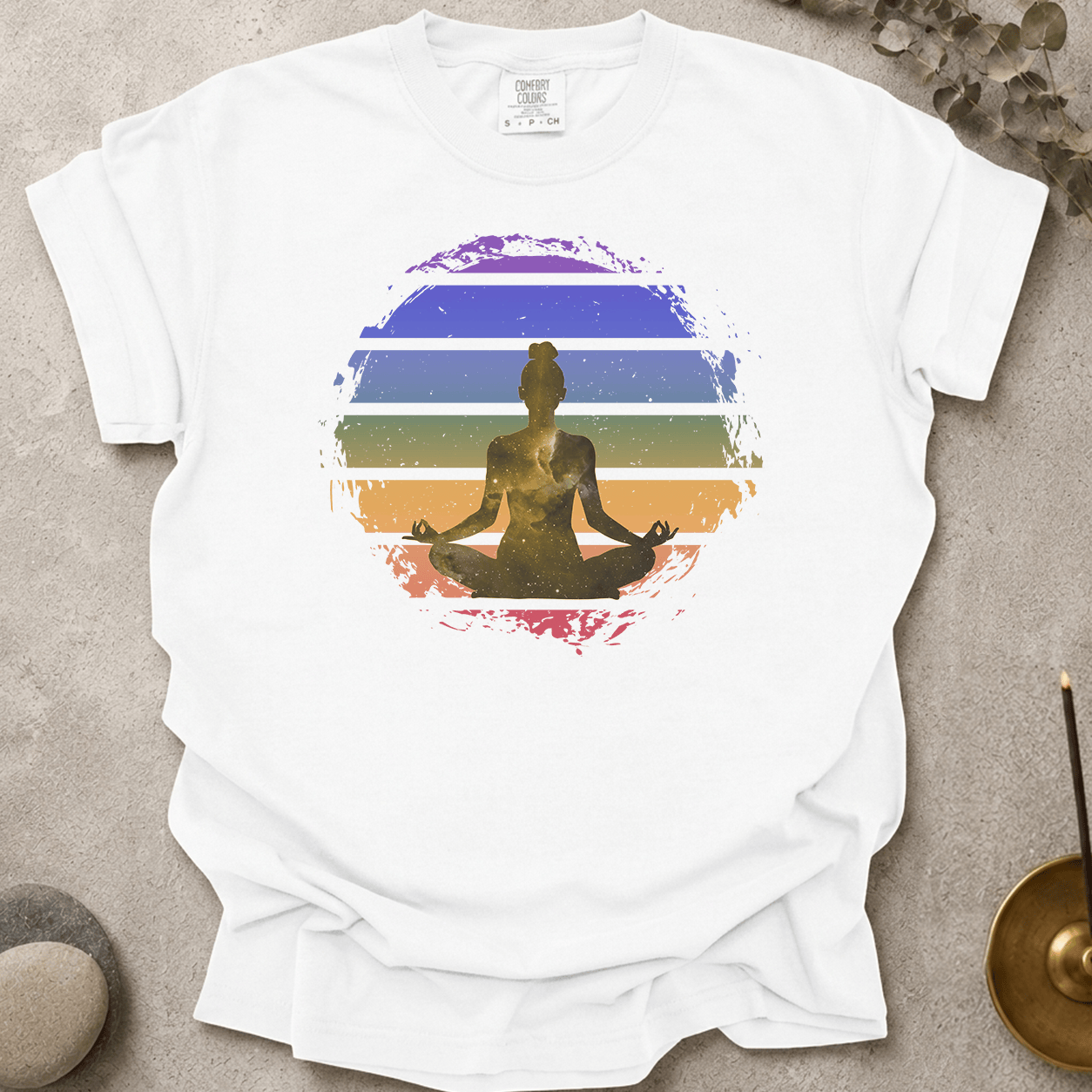 Retro Cosmic Meditation t-shirt