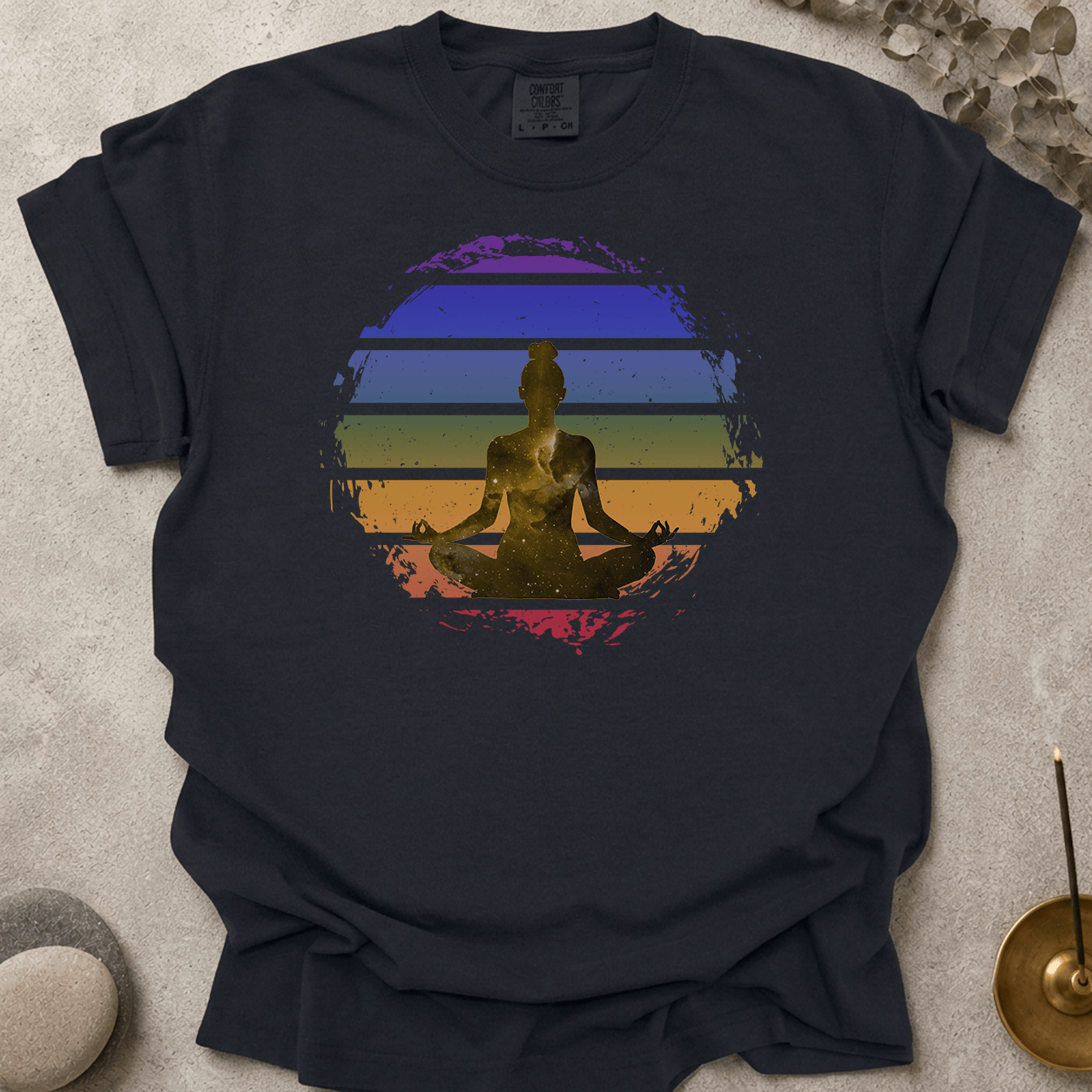 Retro Cosmic Meditation t-shirt