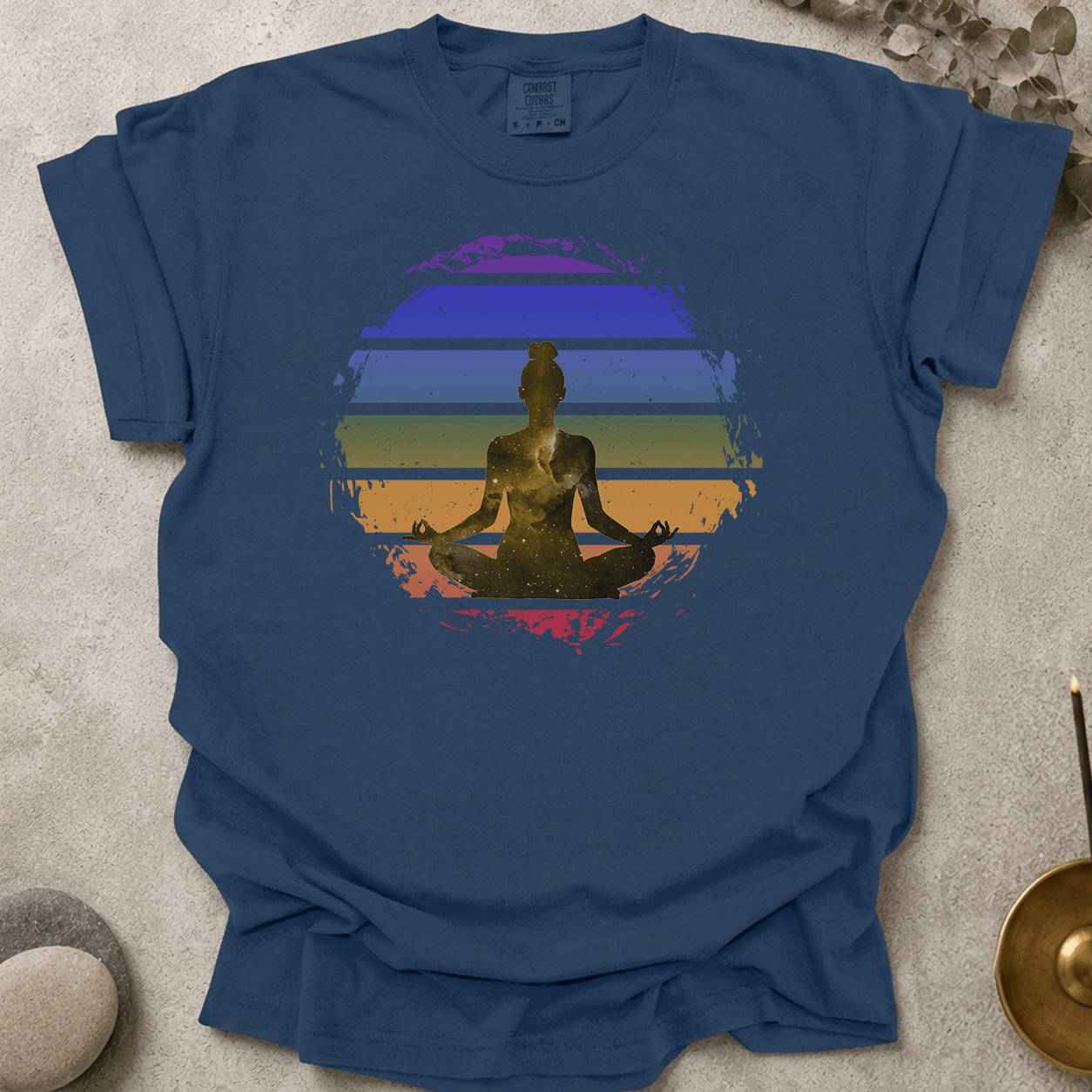Retro Cosmic Meditation t-shirt