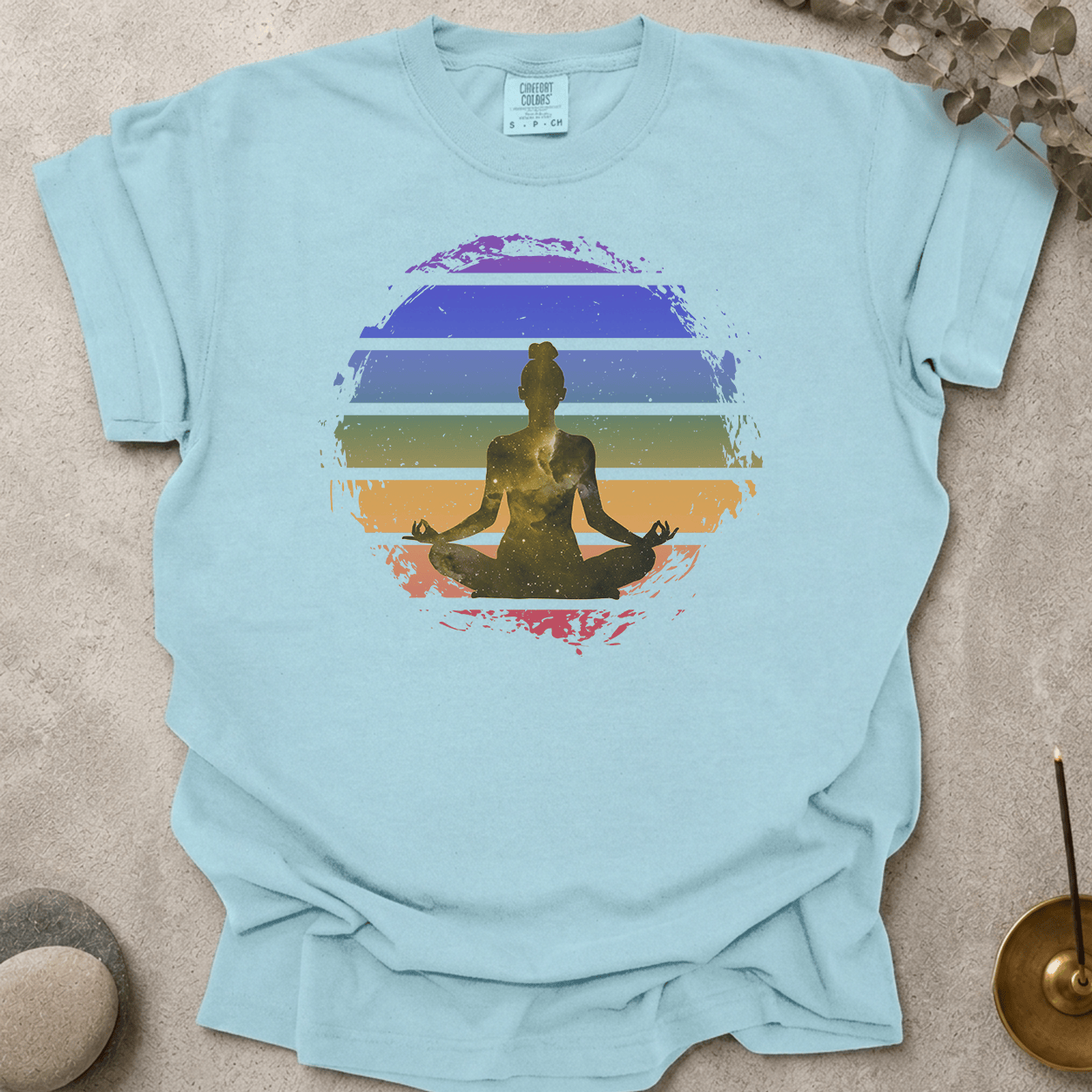 Retro Cosmic Meditation t-shirt