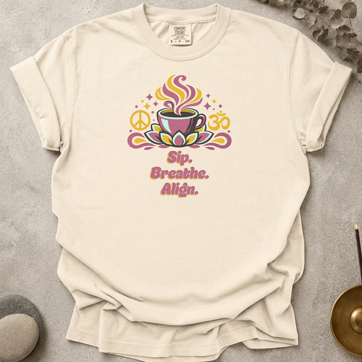 Sip Breathe Align t-shirt